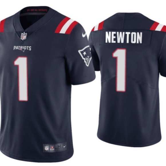 cam newton white patriots jersey